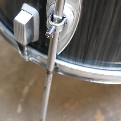 Trixon 3pc Speedfire Drum Set Black Stripe Vintage 1960's image 11