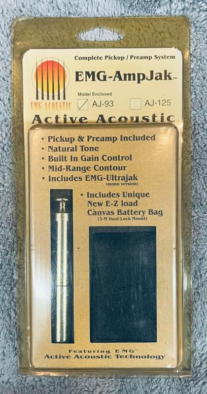 EMG AJ-93 Acoustic Pickup New Old Stock Super Rare Bild 1