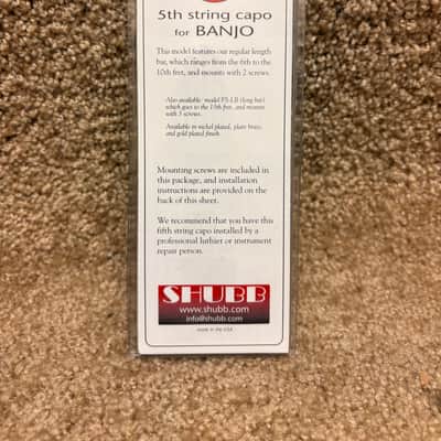 Shubb FS Banjo 5th String Capo image 2