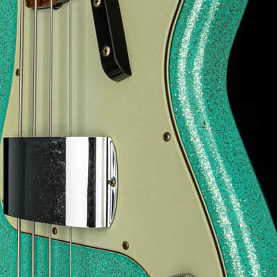Fender Custom Shop Empire 58 Precision Bass Journeyman Relic - Aged Sea Foam Green Sparkle #88270 image 11