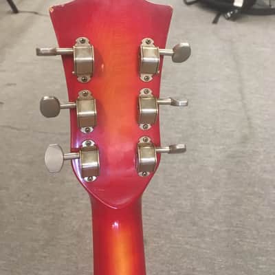 Rare 1966 Hofner President Cherry Sunburst Vintage image 4