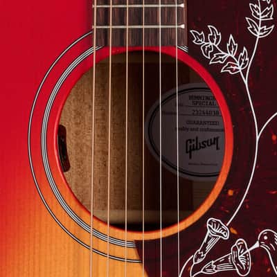 Gibson Hummingbird Special Satin Vintage Cherry Sunburst image 5