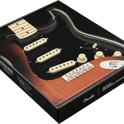 Fender Tex-Mex Loaded Stratocaster Pickguard, Black image 3