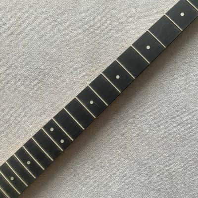 Black Maple Wood 4 String Jazz Bass Style Neck, Rosewood Fingerboard image 6