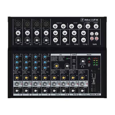 MACKIE MIX12FX MIXER COMPATTO 12 CANALI CON EFFETTI 4 INGRESSI MICROFONO/LINEA EQUALIZZATORE 3 BANDE image 1