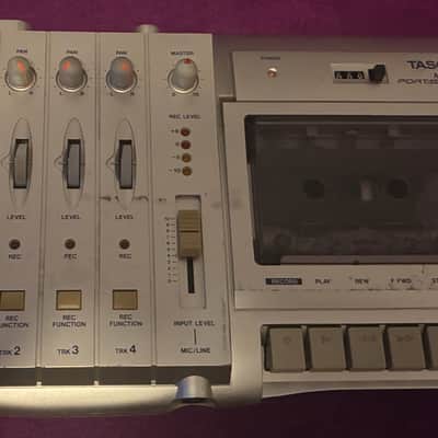 TASCAM MF-P01 Portastudio Multitrack Cassette Recorder 2000s - Silver image 2