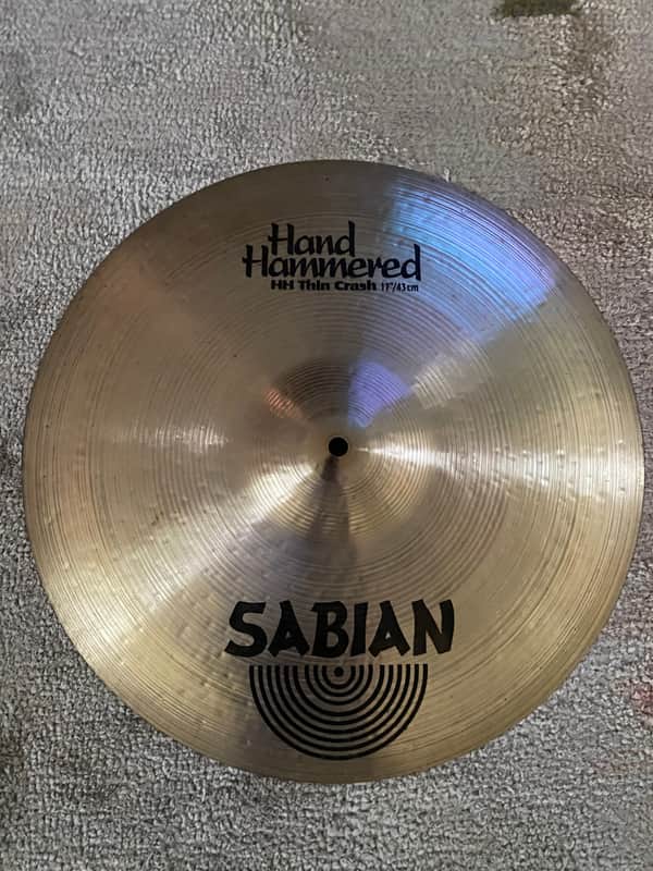 Sabian 17" HH Hand Hammered Thin Crash Cymbal