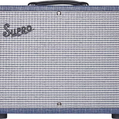 Supro 1970RK Keeley Custom 25-Watt 1x10" Guitar Combo - Blue Rhino image 2