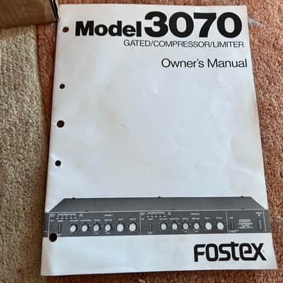 Fostex 3070 Compressor/Limiter 1980-1989 image 2
