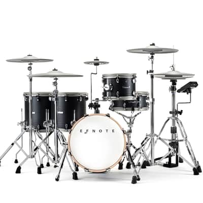 EFNOTE 5X Electronic Drum Set - Black Oak MONITOR KIT image 2