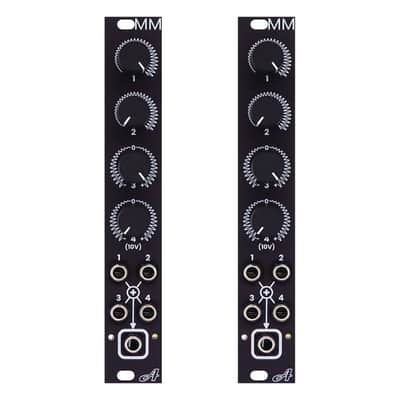 AtoV Project MMx2 Eurorack Mixer Utility Module (Black) image 2