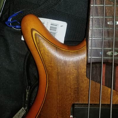 Ibanez SR1200E-VNF Premium 5-String Bass Left Handed 2010s Vintage Natural Flat image 15