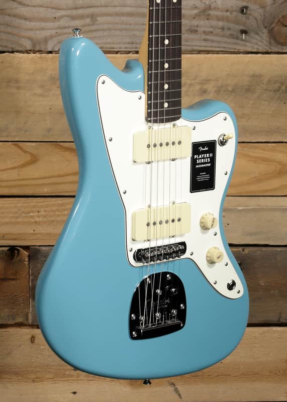 Fender Player II Jazzmaster Electric Guitar Aquatone Blue image 1