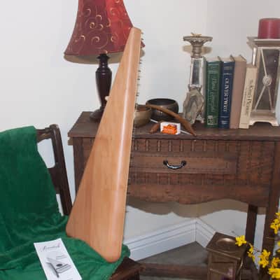 Roosebeck Right Hand Handed Rounded Baritone Psaltery & Bow + Extra Replacement Strings Set image 5