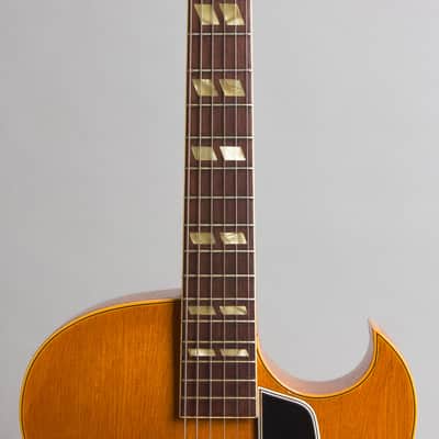 Gibson  ES-175N Arch Top Hollow Body Electric Guitar (1954), ser. #A-17919, original brown hard shell case. image 8