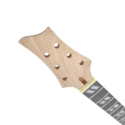 24.75" Mahogany Electric Guitar Neck Rosewood Fretboard 22 Frets Bolt-On No Inlay image 4