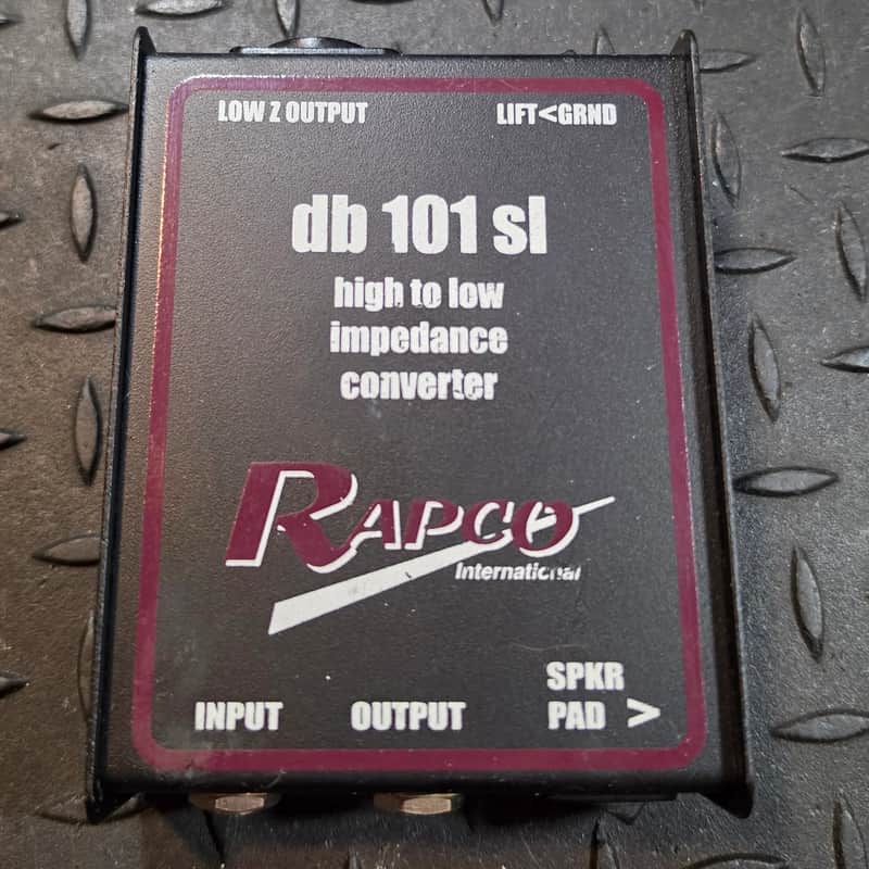 Rapco DB 101 SL High to Low Impedance Converter image 1