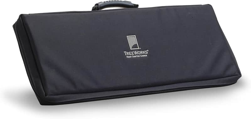 TreeWorks Chimes TRE51 Hard-sided Gig Bag Case for Wind Chimes and Bar Chimes Protect your chimes with this well-constructed case from the chime specialists at TreeWorks. The TRE51 Hard-sided Gig Bag is specifically designed to hold chimes (sometimes c image 1