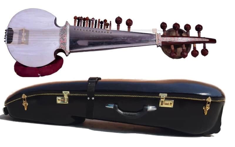 Handmade Sarod with Tumba Special  - Ali Akbar Khan Style With Fiber Case image 1