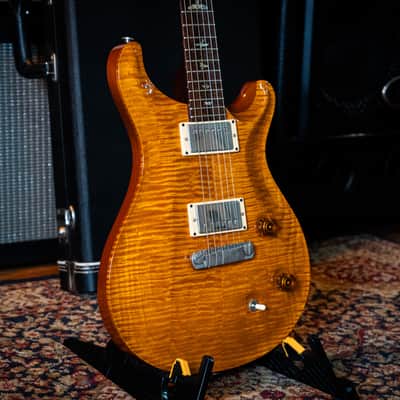 PRS McCarty 1998 – Amber – Made in USA – Excellent Condition (Kind of Mint) – Rare Wide Fat Rosewood Neck – w/ OHSC & Paperwork image 2