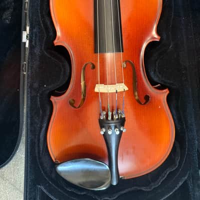 15" viola with case and bow. Made in Romania image 2