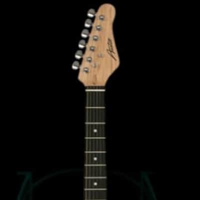 Austin AST100CR Classic Double Cutaway Electric Guitar – Cream – Brand New image 5