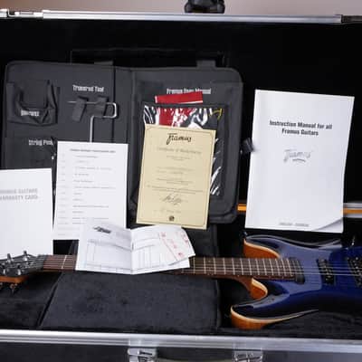 Framus Custom Shop Diablo Supreme X Order Masterbuilt HSH Blue Blackburst image 18
