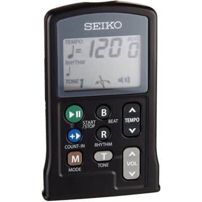 Seiko EPM5000 Quartz E-Pendulum Metronome BLACK image 4