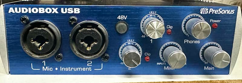 DTM・DAW PreSonus AudioBox USB PreSonus AudioBox USB 96 Black 2-Channel 24-bit/96kHz USB 2.0
