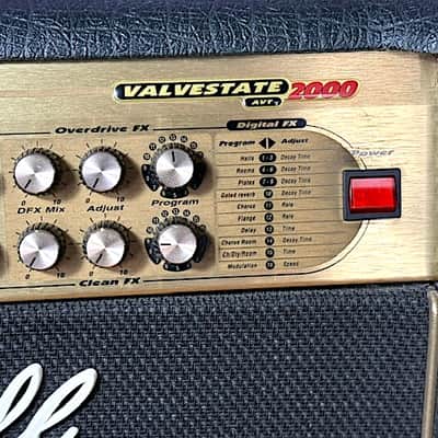 UK Made Marshall Valvestate 2000 AVT150 4-Channel, 150 Watt Tube Preamp, Solid State Amplifier, Guitar Combo Amp image 4