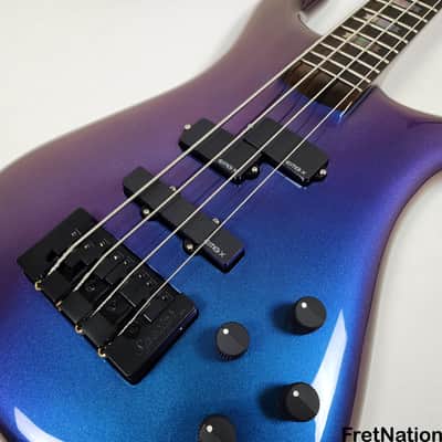 Spector USA NS-2 4-String Bass 1.5" Blue-Purple Colorshift Finish EMG PJX 9v HAZ 8.78lbs NS2 #1527 image 10