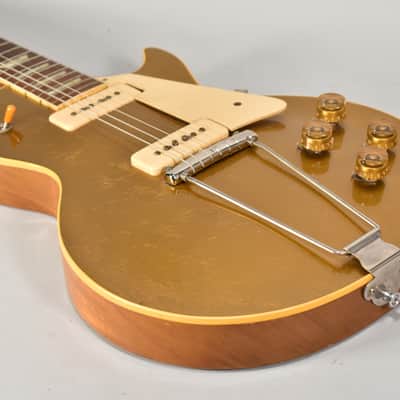 1952 Gibson Les Paul Goldtop Finish Trapeze Tailpiece Vintage Electric Guitar w/OHSC image 4