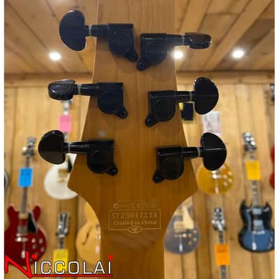 Schecter C-1 STANDARD BLACK FADE BURST BURL image 11