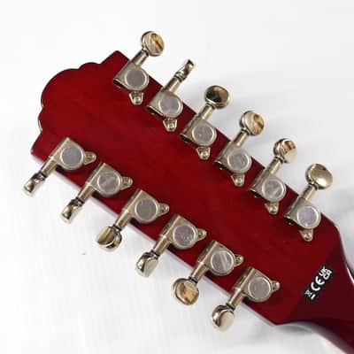 Guild Starfire I 12-ST 12-string Semi-hollow - Cherry Red image 11