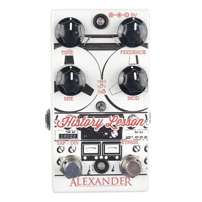 Alexander Pedals History Lesson Delay | Reverb