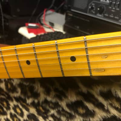 Squier Stratocaster JV series 1983 1983 Fiesta red image 5