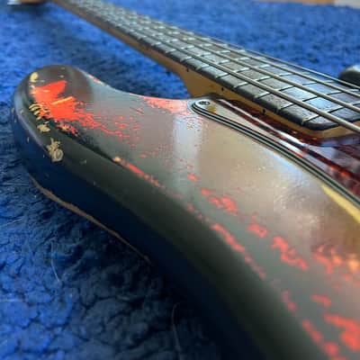 1974 Fender Precision Bass Sunburst Rosewood Board image 13