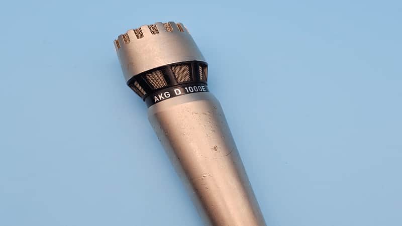 ☆Vintage 1970s AKG D1000E *New Foam* Dynamic Microphone image 1