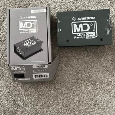 Samson MD1 S-Max Series Mono Passive Direct Box 2010s - Grey image 1