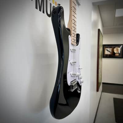 Squier Sonic Stratocaster - Black w/ Maple FB image 4