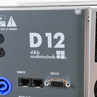 d&b audiotechnik D12 Dual-Channel Power Amplifier CG008F6 image 10