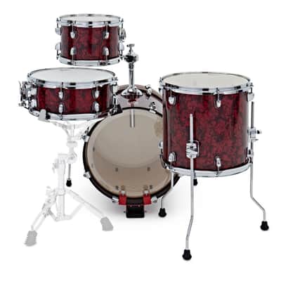 Premier Artist Heritage Series 16" Four-Piece Birch Drum Shell Pack Burgundy Pearl PAH16-4SPBUW image 2