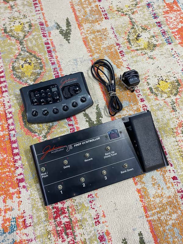 Johnson J-Station W/J8 Foot Controller Black | Reverb