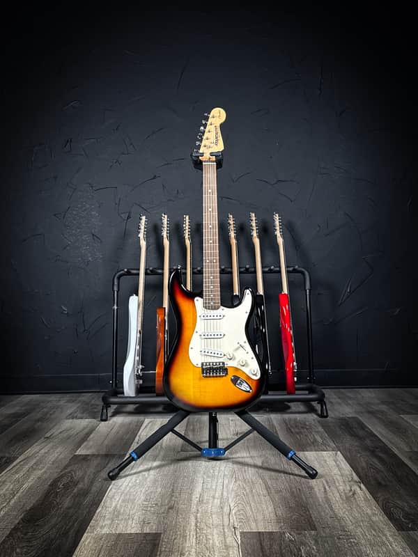 Fender Starcaster Strat-Style Eelctric Guitar SSS - Sunburst image 1
