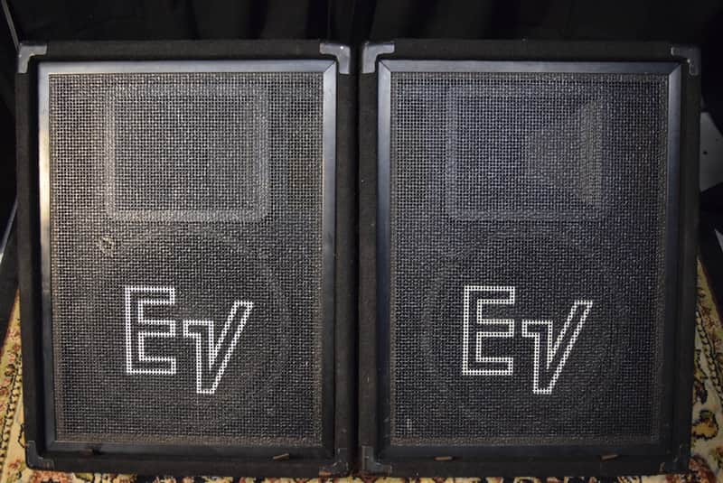 Electro Voice EV FM-1202 Floor / Stage Monitors Pair (2) Set | Reverb
