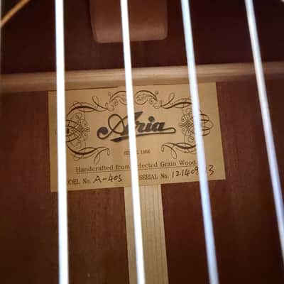 Aria A-405 Full Size Classical Guitar, With Hard Case And Free Shipping image 22
