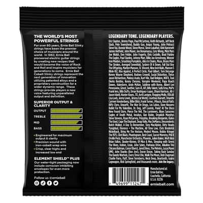 Ernie Ball 3721 Cobalt Regular Slinky 10-46 image 2