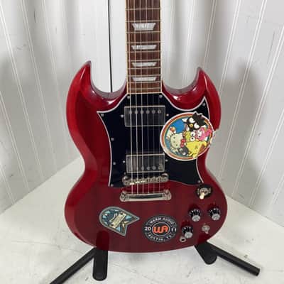 Epiphone SG G-400 Deluxe Quilt Top Root Beer Burst | Reverb