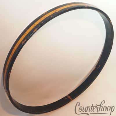 *Gretsch 14" Gold Sparkle Vintage 50s 3Ply Maple Wood Hoop/Rim Cocktail Drum USA image 1