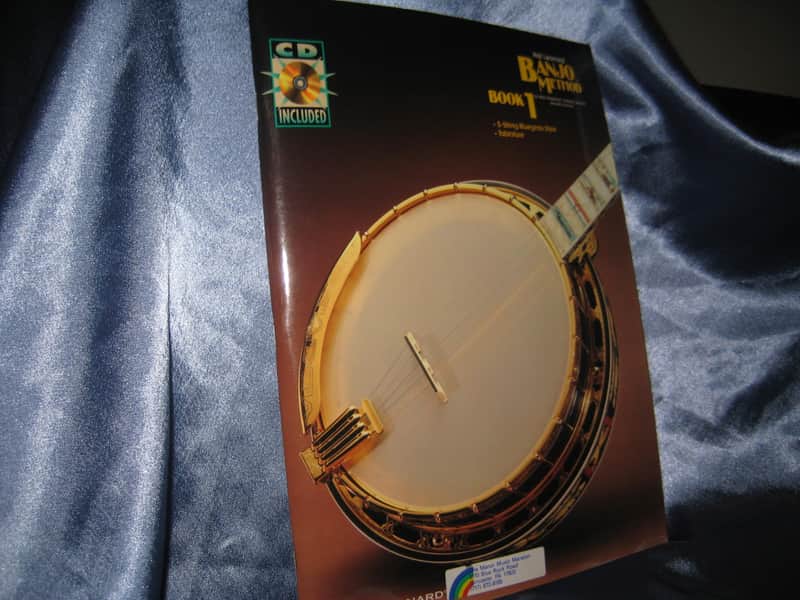Hal Leonard 5 String Banjo Method Book One w/ CD  Bluegrass Style 61 Pages image 1